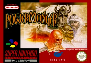 PowerMonger (Europe) box cover front